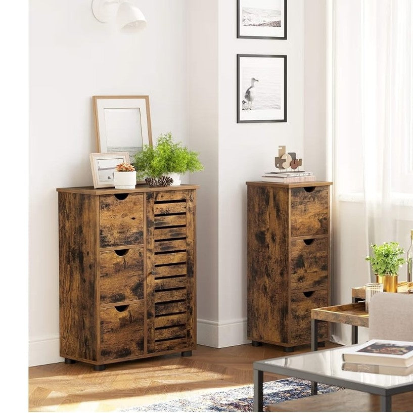 Vintage Wood 3 layer storage cupboard - VintWood Furniture